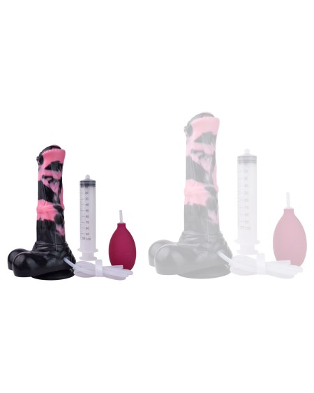 Gode Éjaculateur Hurulf Squirt S 18 x 4.7 cm Noir-Rose