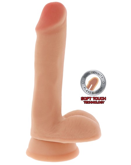 Gode réaliste Get Real Dual Density 13 x 3.3 cm