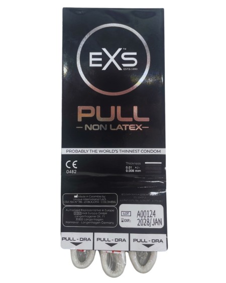 Préservatifs sans latex Pull x3