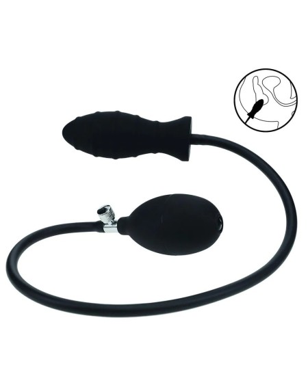 Plug gonflable Ribbed Levelz 9 x 4cm