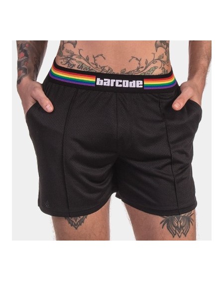 Short Barcode Pride Noir
