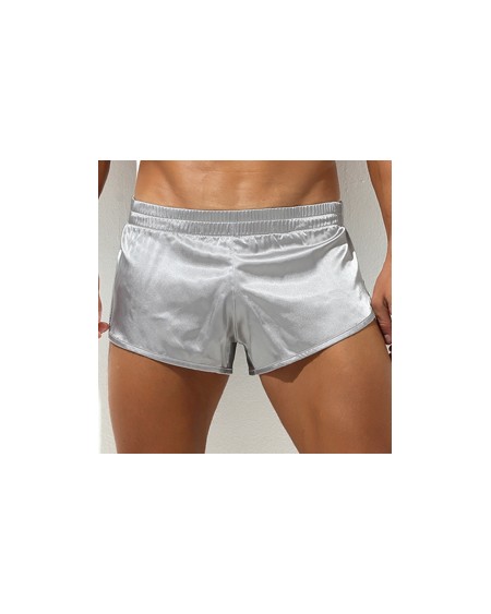 Short avec Jock Slit Argenté