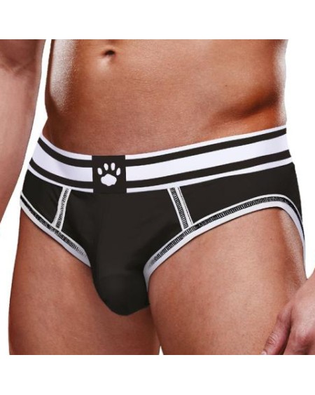 Bottomless Open Brief Prowler Noir-Blanc