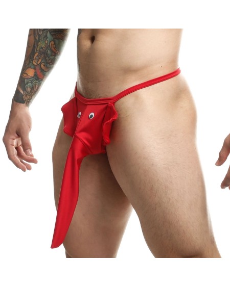 String Trompe Eléphant Rouge