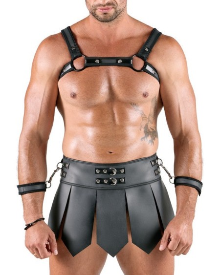 Ensemble Gladiateur Spartakus Noir