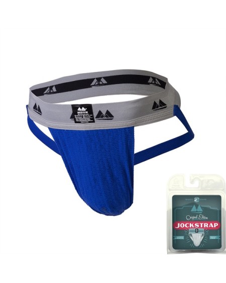 Jockstrap Original Waist 2 Band Bleu