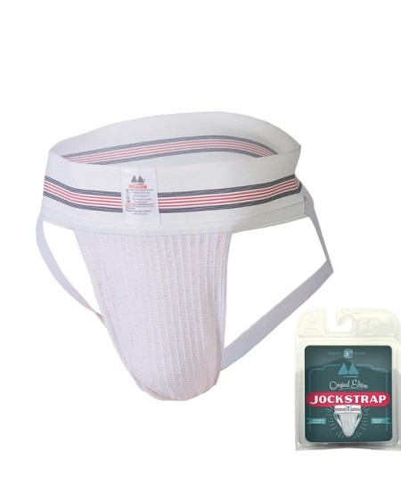 Jockstrap Original Waist 3 Band Blanc