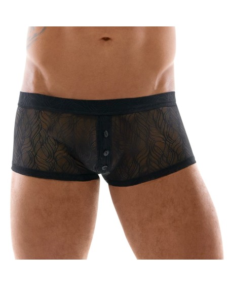 Boxer avec boutons Tunio Noir