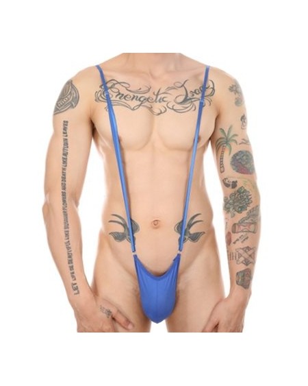 Singlet fin Strappia Bleu