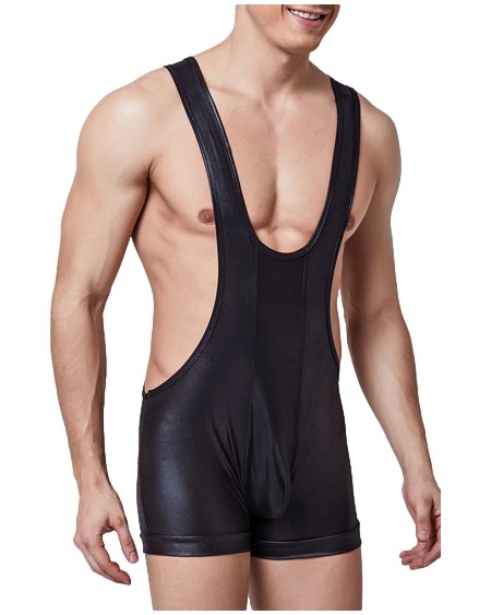Body effet satiné Jullio Noir