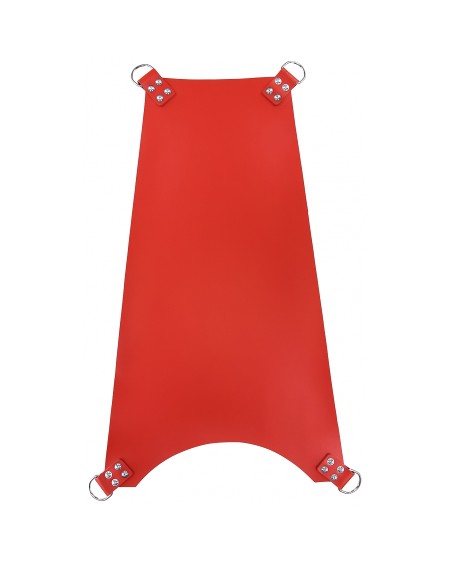 Sling en cuir 4 Points Ajusté Rouge