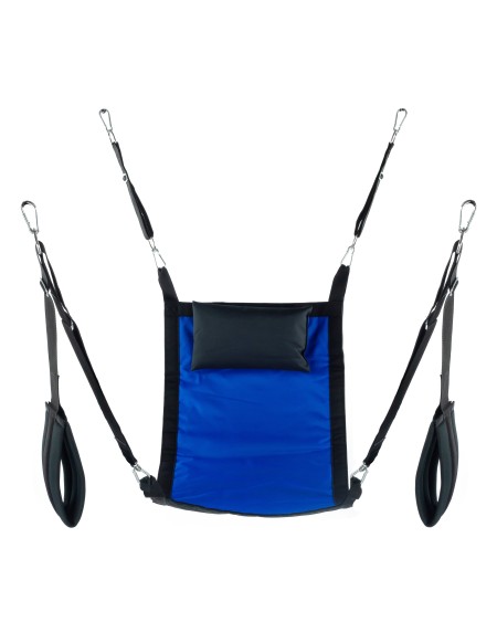 Sling en tissu Rectangle - Set complet Bleu