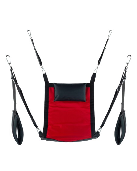 Sling en tissu Rectangle - Set complet Rouge