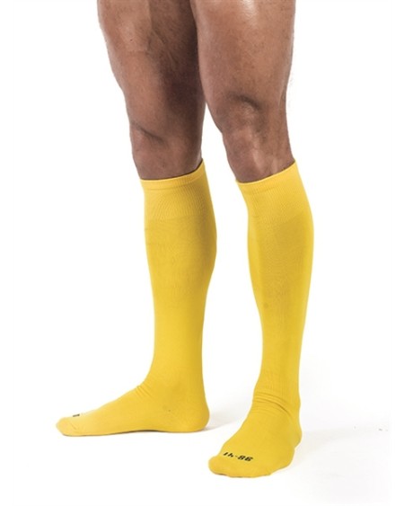 Chaussettes hautes Foot Socks Jaune