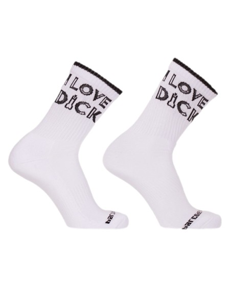 Chaussettes I love Dick Blanches