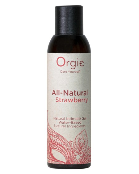 Lubrifiant eau All-natural strawberry 150ml